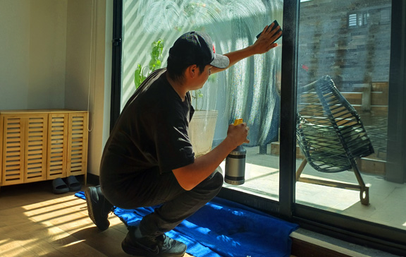 lamina en cuarto de hogar